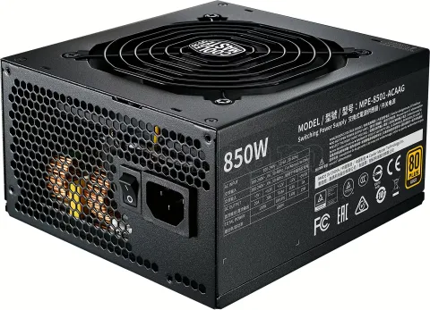Photo de Alimentation ATX Cooler Master MWE Gold V2 - 850W (Noir)