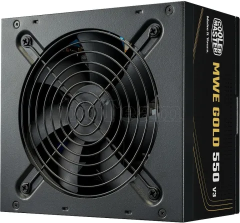Photo de Alimentation ATX Cooler Master MWE Gold V3 - 550W (Noir)