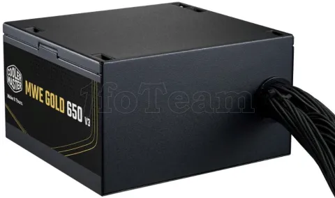 Photo de Alimentation ATX Cooler Master MWE Gold V3 - 650W (Noir)