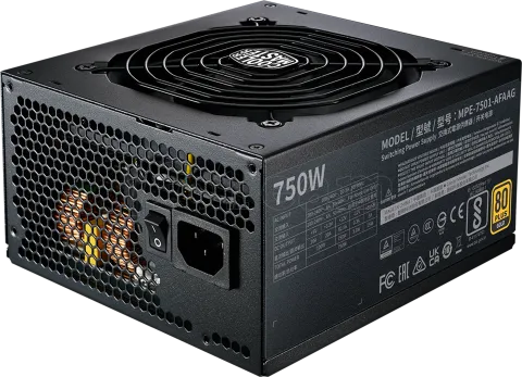 Photo de Alimentation ATX Cooler Master MWE Gold V3 - 750W (Noir)