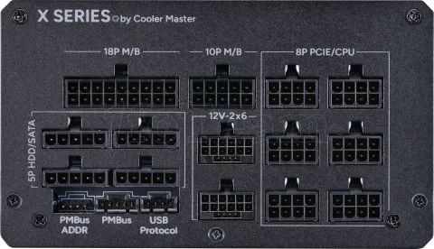 Photo de Alimentation ATX Cooler Master X Silent Max - 1300W (Noir)