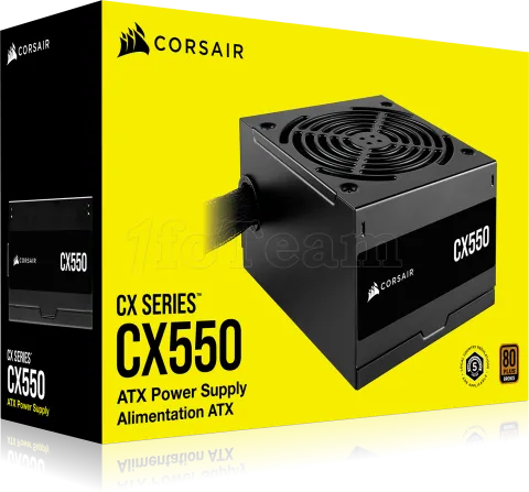 Photo de Alimentation ATX Corsair CX - 550W (Noir)