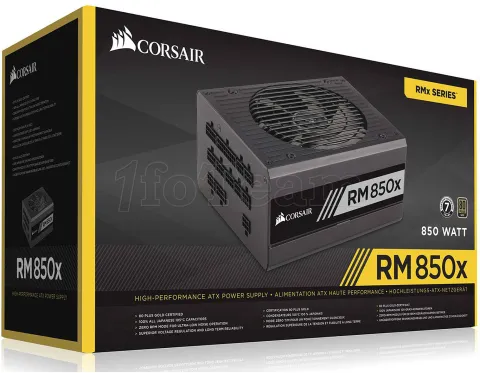 Photo de Alimentation ATX Corsair RM850x - 850W (Noir)