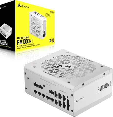 Photo de Alimentation ATX Corsair RMx Shift - 1000W (Blanc)