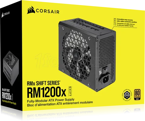 Photo de Alimentation ATX Corsair RMx Shift - 1200W (Noir)