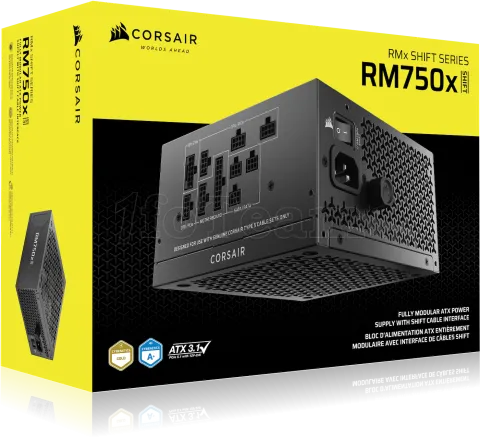 Photo de Alimentation ATX Corsair RMx Shift (2025) - 750W (Noir)