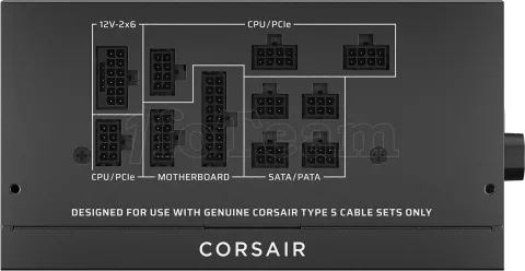 Photo de Alimentation ATX Corsair RMx Shift (2025) - 850W (Noir)