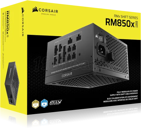 Photo de Alimentation ATX Corsair RMx Shift (2025) - 850W (Noir)