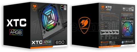 Photo de Alimentation ATX Cougar XTC RGB - 650W (Noir)