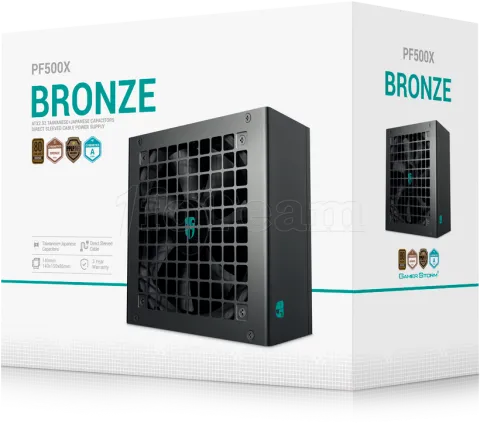 Photo de Alimentation ATX Deepcool Gamerstorm PF500X - 500W (Noir)