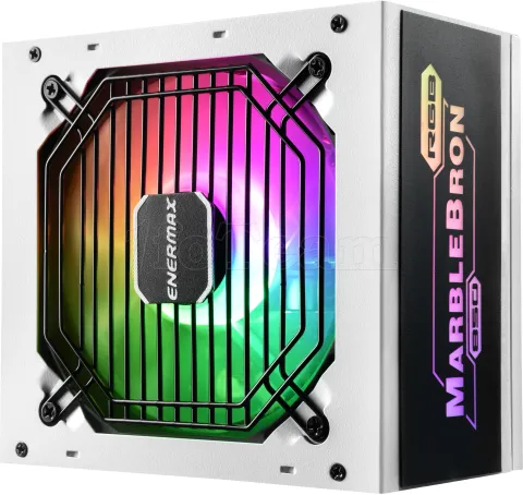 Photo de Alimentation ATX Enermax MarbleBron RGB - 850W (Blanc)