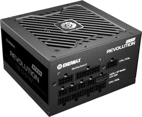 Photo de Alimentation ATX Enermax Revolution ATX 3.1 - 1200W (Noir)