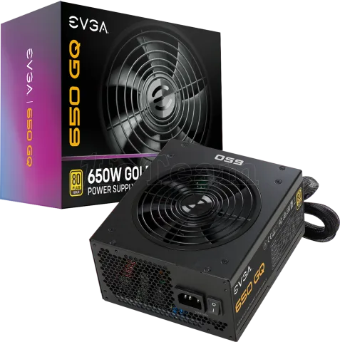 Photo de Alimentation ATX EVGA GQ - 650W (Noir)