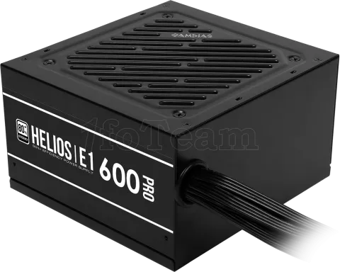 Photo de Alimentation ATX Gamdias Helios E1 Pro - 600W (Noir)