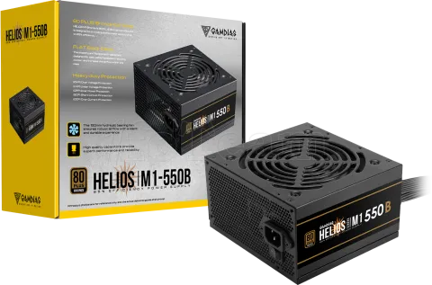 Photo de Alimentation ATX Gamdias Helios M1 - 550W (Noir)