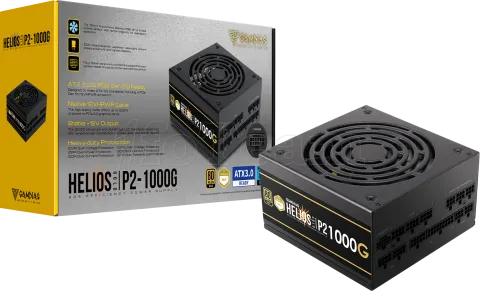 Photo de Alimentation ATX Gamdias Helios P2G - 1000W (Noir)