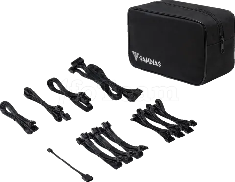 Photo de Alimentation ATX Gamdias Helios P2G - 1000W (Noir)