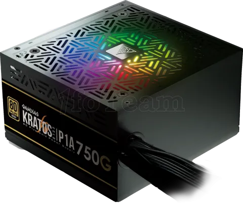 Photo de Alimentation ATX Gamdias Kratos P1A-750G RGB - 750W (Noir) Gold