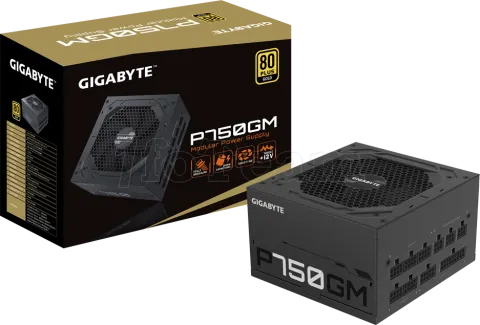 Photo de Alimentation ATX Gigabyte P750GM - 750W (Noir)