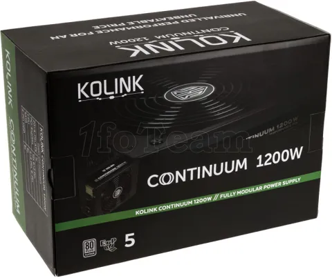 Photo de Alimentation ATX Kolink Continuum v2 - 1050W