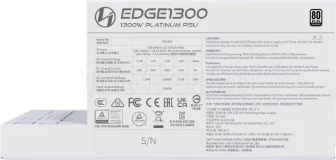 Photo de Alimentation ATX Lian Li Edge - 1300W (Blanc)