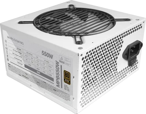 Photo de Alimentation ATX Mars Gaming MPB - 550W (Blanc)