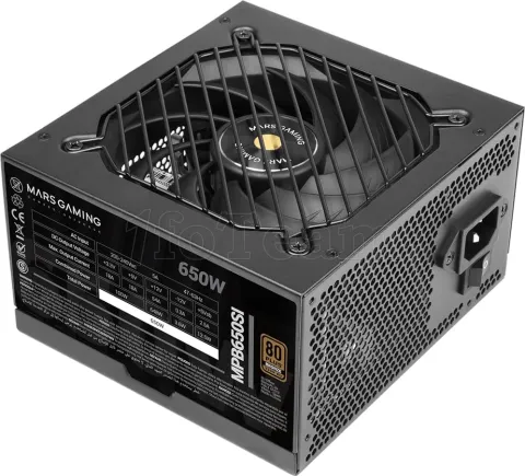 Photo de Alimentation ATX Mars Gaming MPB Pro SI - 650W (Noir)
