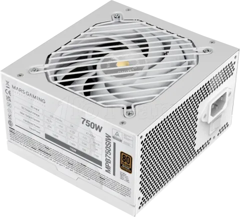 Photo de Alimentation ATX Mars Gaming MPB-SI - 750W (Blanc)