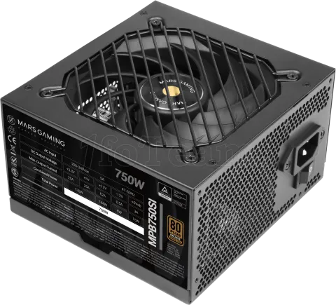 Photo de Alimentation ATX Mars Gaming MPB-SI - 750W (Noir)