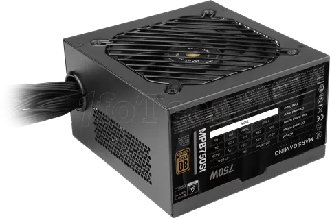 Photo de Alimentation ATX Mars Gaming MPB-SI - 750W (Noir)