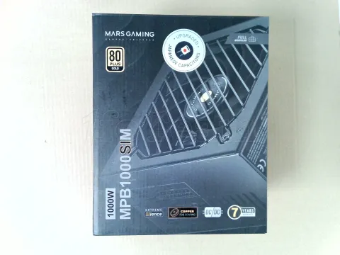Photo de Alimentation ATX Mars Gaming MPB-SIM - 1000W (Noir) - ID 223947