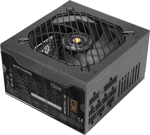 Photo de Alimentation ATX Mars Gaming MPB-SIM - 750W (Noir)
