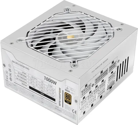 Photo de Alimentation ATX Mars Gaming MPBP - 1000W (Blanc)