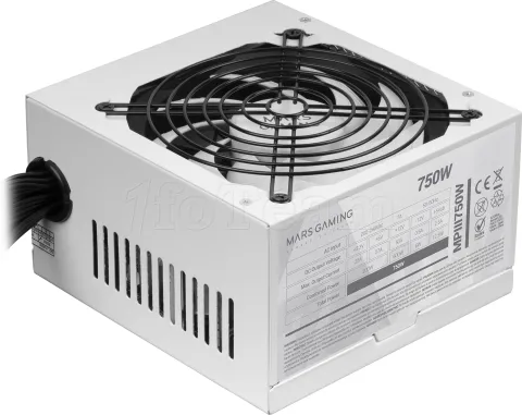 Photo de Alimentation ATX Mars Gaming MPIII - 750W (Blanc)