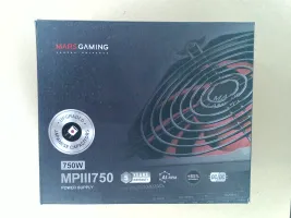 Photo de Alimentation ATX Mars Gaming MPIII - 750W (Noir/Rouge) - ID 223540