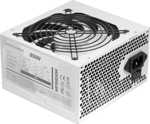 Photo de Alimentation ATX Mars Gaming MPIII - 850W (Blanc)