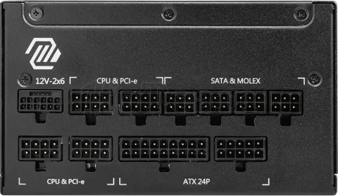 Photo de Alimentation ATX MSI Mag A1000GL PCIe5 - 1000W (Noir)