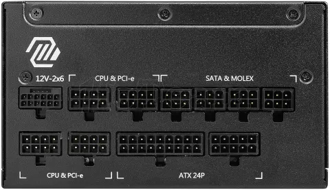 Photo de Alimentation ATX MSI Mag A1250GL PCIe5 - 1250W (Noir)