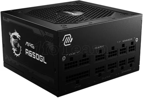 Photo de Alimentation ATX MSI Mag A650GL - 650W (Noir)