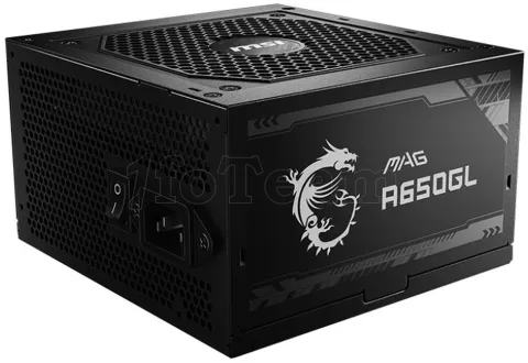 Photo de Alimentation ATX MSI Mag A650GL - 650W (Noir)