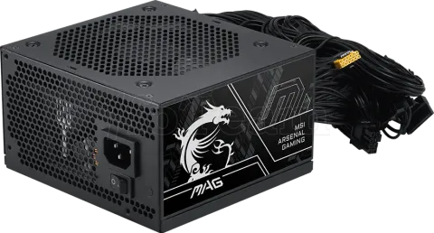 Photo de Alimentation ATX MSI Mag A750BN PCie5 III - 750W (Noir)