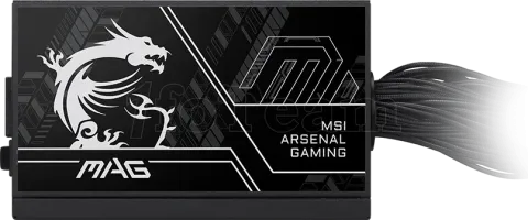Photo de Alimentation ATX MSI Mag A750BN PCie5 III - 750W (Noir)