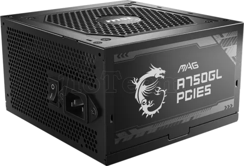 Photo de Alimentation ATX MSI Mag A750GL PCIe5 - 750W (Noir)