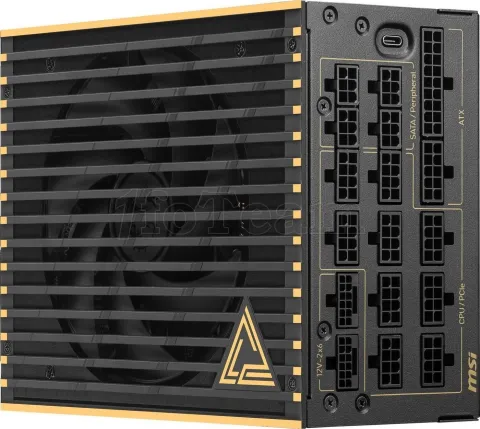 Photo de Alimentation ATX MSI Meg Ai1600T PCIe5 - 1600W (Noir)