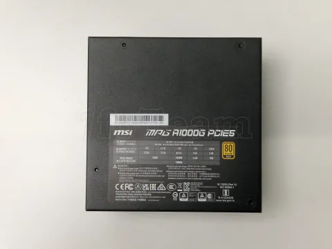 Photo de Alimentation ATX MSI MPG A1000G PCIe5 - 1000W (Noir) - SN 3067ZP7C11CE010307000112 - ID 199183