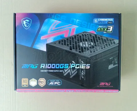 Photo de Alimentation ATX MSI MPG A1000GS PCIe5 - 1000W (Noir) - SN 3067ZPFY11CE010503001549 - ID 224734