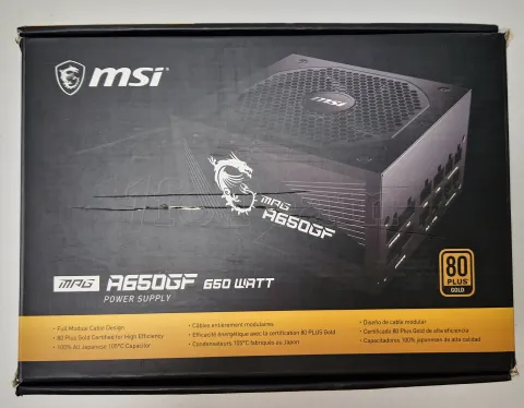 Photo de Alimentation ATX MSI MPG A650GF - 650W - SN 3067ZP0A11CE010103000440 - ID 203760