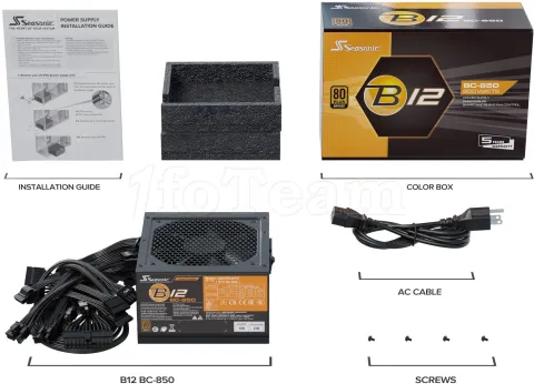 Photo de Alimentation ATX Seasonic B12 BC - 850W