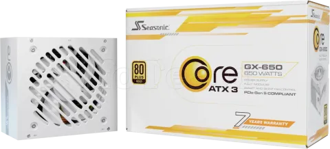Photo de Alimentation ATX Seasonic Core GX V2 2024 - 650W (Blanc)