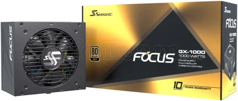 Photo de Alimentation ATX Seasonic Focus GX - 1000W (Noir)